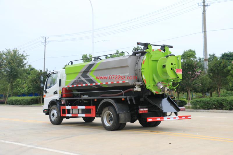 江淮骏铃高压清洗吸污车