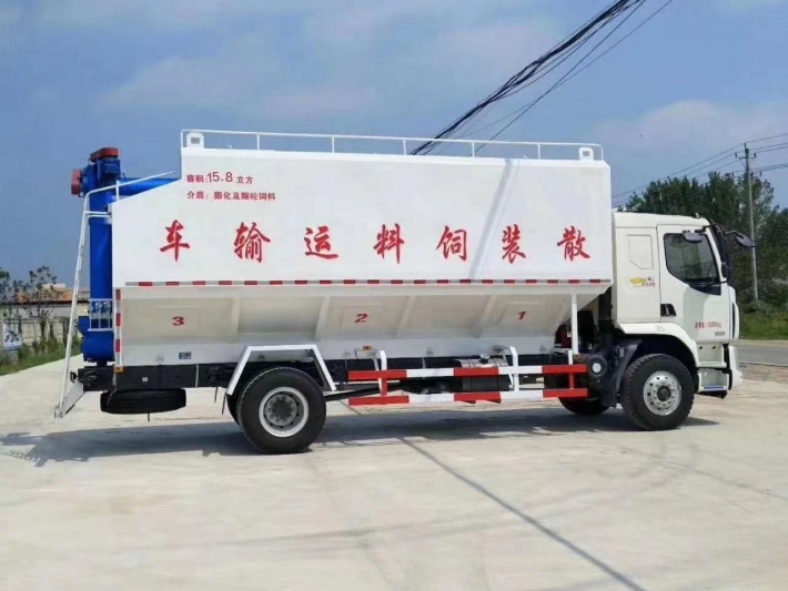 东风柳汽28方散装饲料运输车