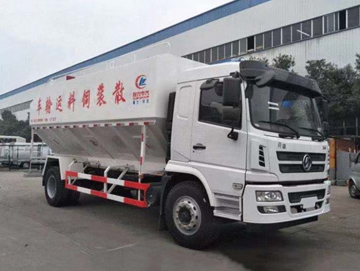 陕汽20方散装饲料运输车