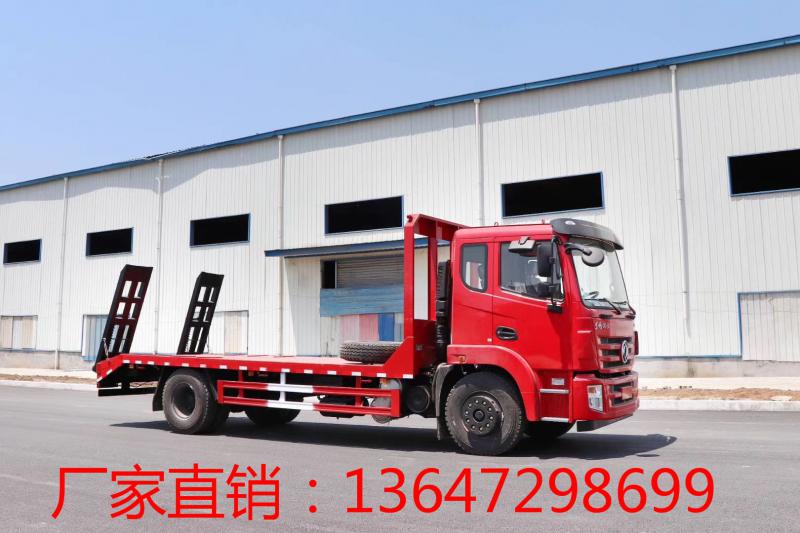 国六东风锦程单桥平板运输车