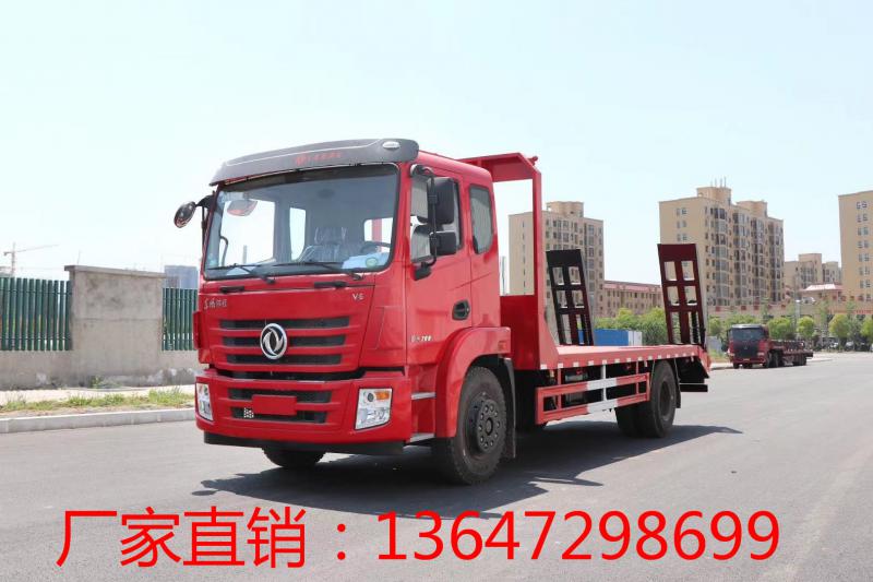 国六东风锦程单桥平板运输车