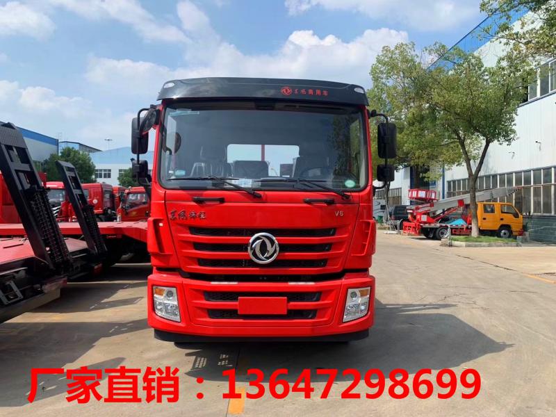 国六东风锦程后八轮平板拖车