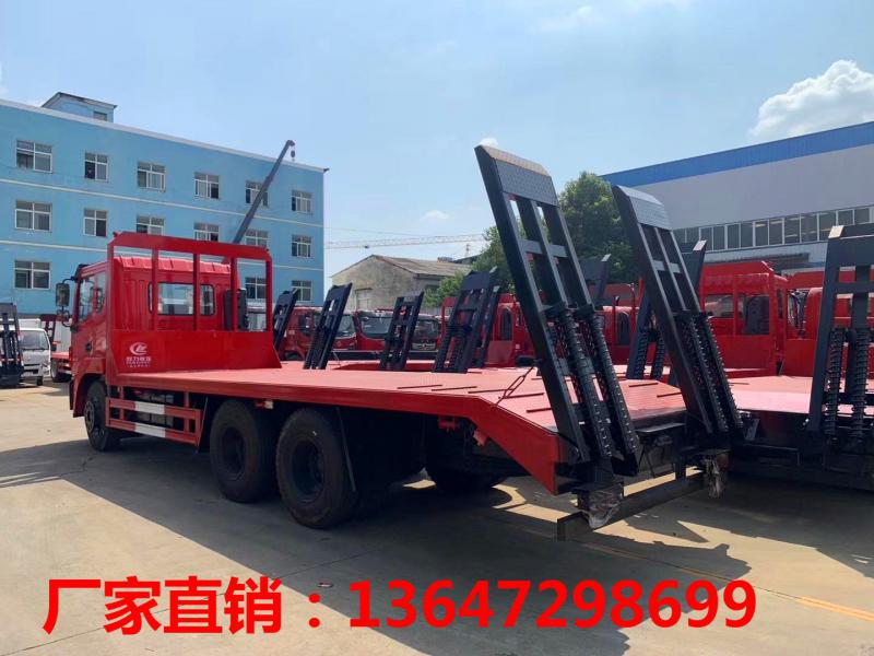 国六东风锦程后八轮平板拖车