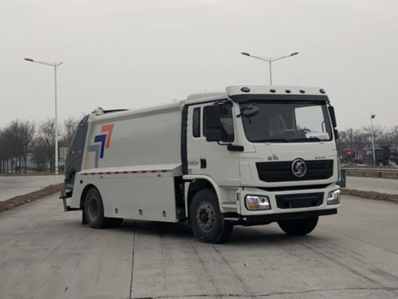 陕汽牌SX5187ZYSLF451BEV型纯电动压缩式垃圾车