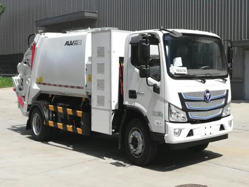 福田电动压缩式垃圾车