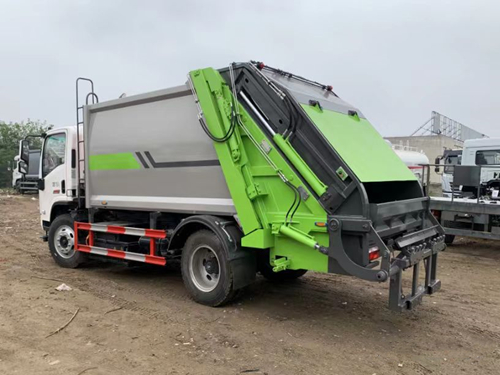 陕汽12吨纯电动压缩垃圾车