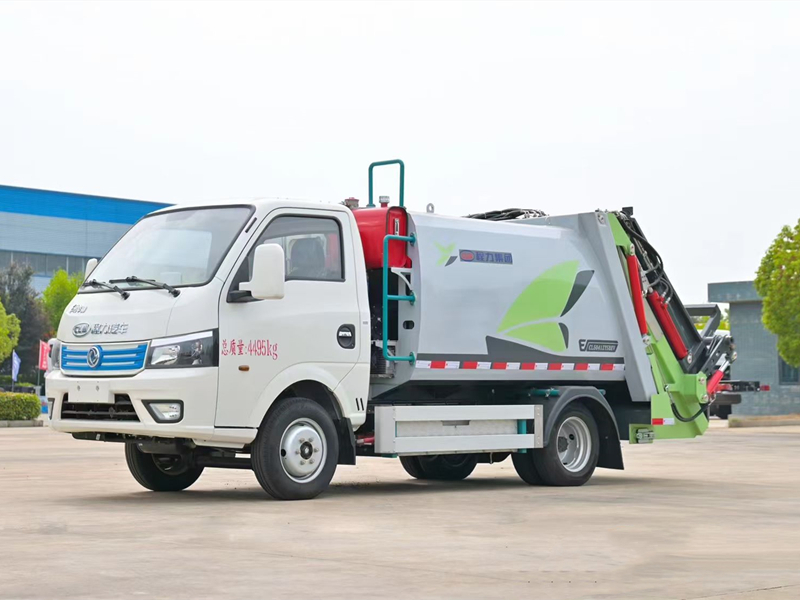 纯电动压缩垃圾车-4方电动压缩垃圾车