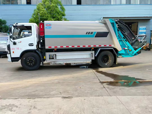 东风10方CNG天然气压缩式垃圾车
