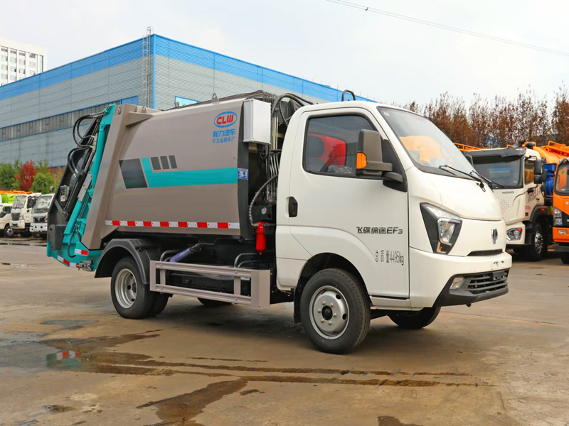 飞碟3方纯电动压缩垃圾车