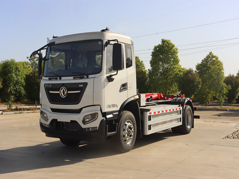 天锦18吨新能源钩臂车-18吨纯电动钩臂车