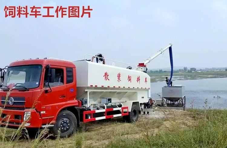 柳汽乘龙单桥28方（14吨）电动散装饲料运输车