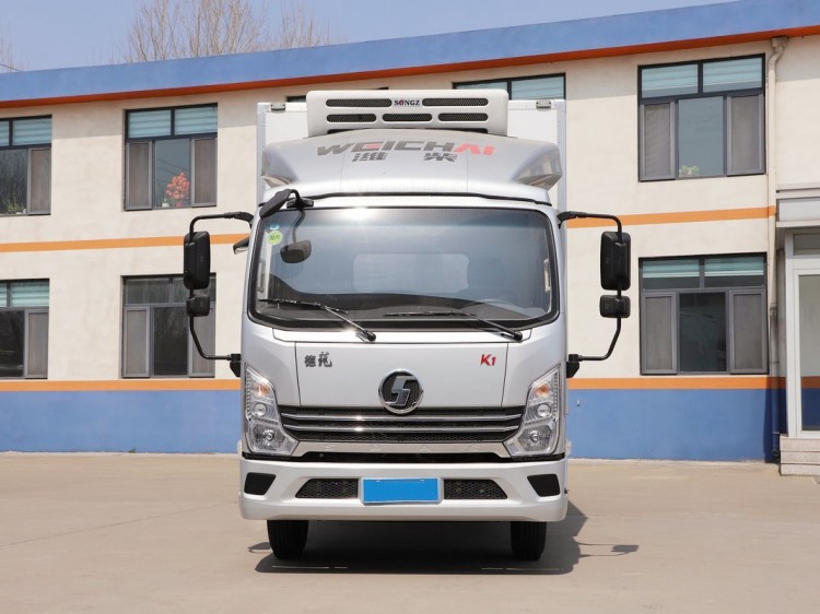 冷藏车_4.2米蓝牌冷藏车_陕汽德龙K1冷藏车（潍柴160马力）价格-冷藏车生产厂家