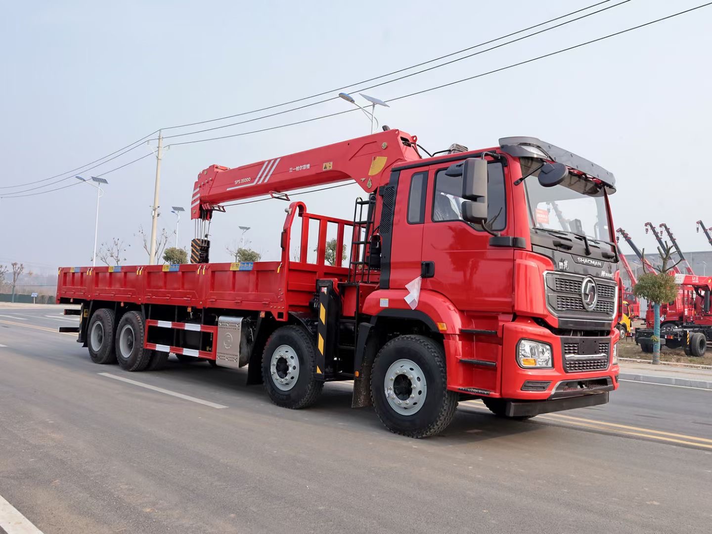 14-16吨随车吊 陕汽德龙前四后八