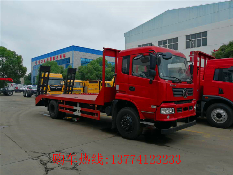 东风华神单桥平板运输车
