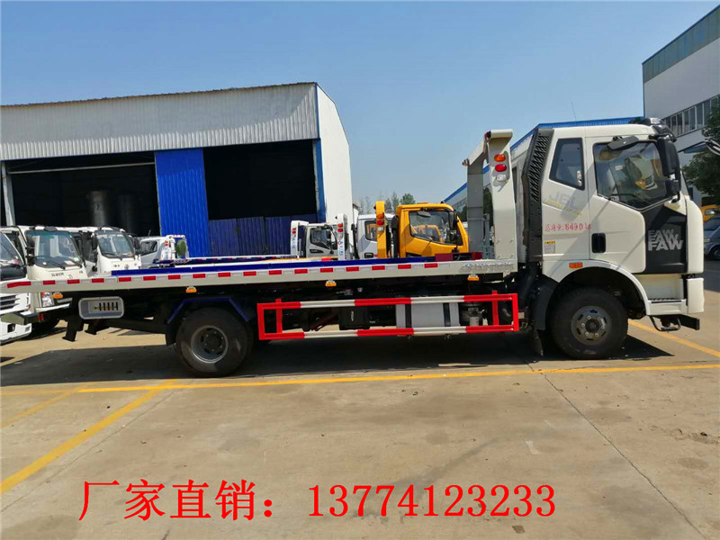 解放j6单桥清障车