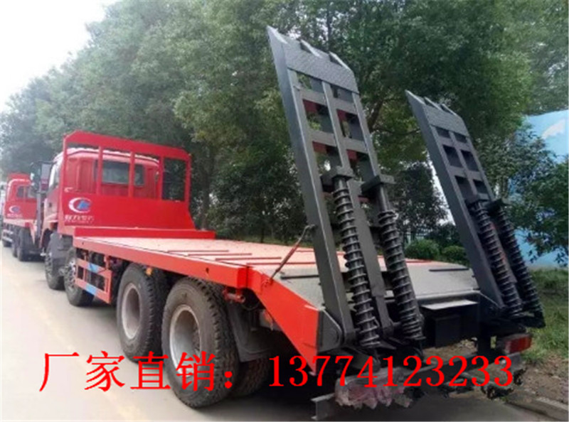 福田欧曼前四后八平板运输车