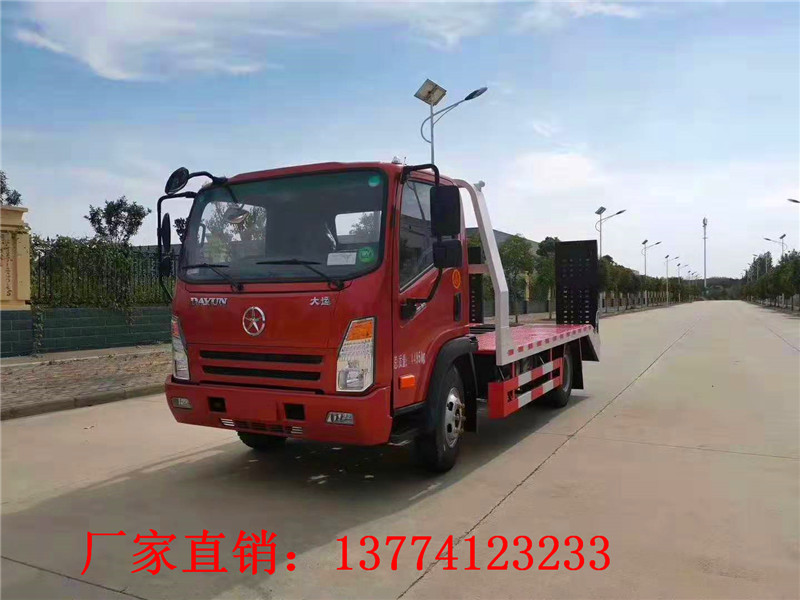 大运蓝牌不超重平板运输车