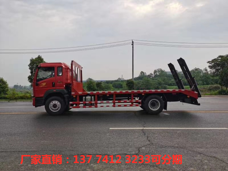 国六京牌豪沃平板运输车
