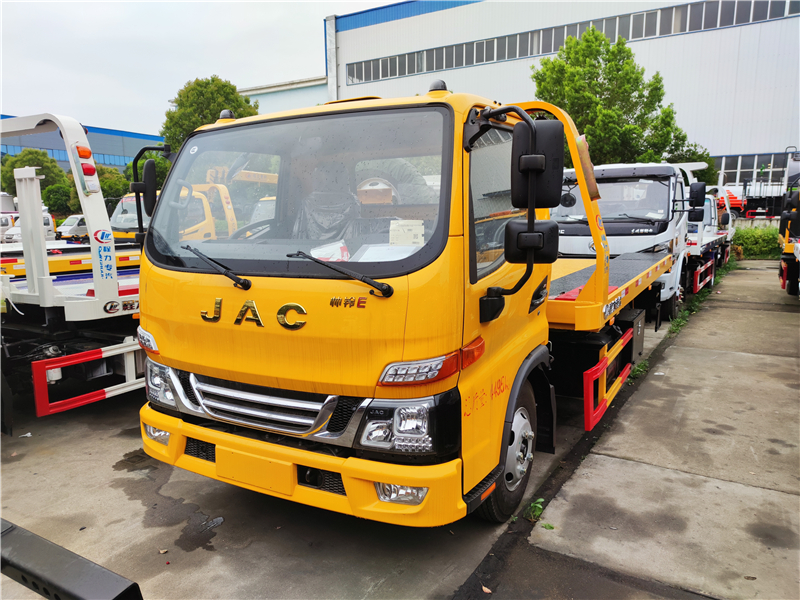 国五江淮帅铃E蓝牌一拖二清障车