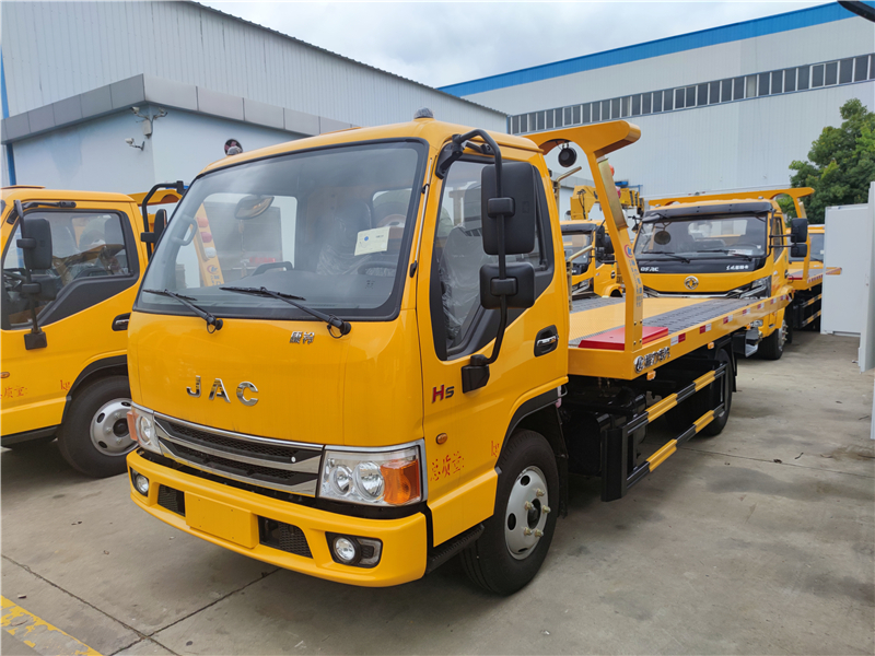 国六江淮康铃H5蓝牌一拖二清障车