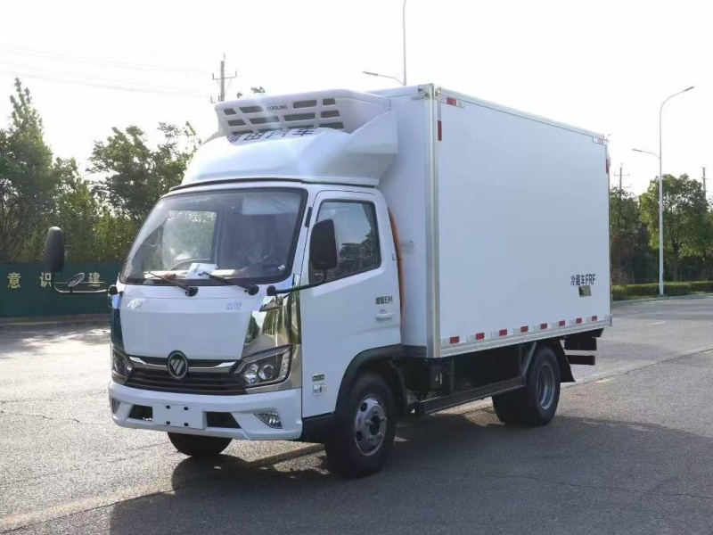 (3.8米）福田奥铃智蓝M卡纯电动冷藏车