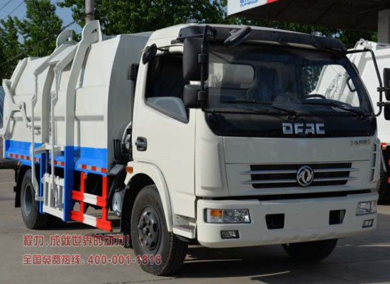 东风6方侧装压缩垃圾车
