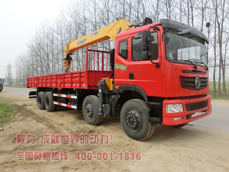 东风前四后八14吨随车吊车