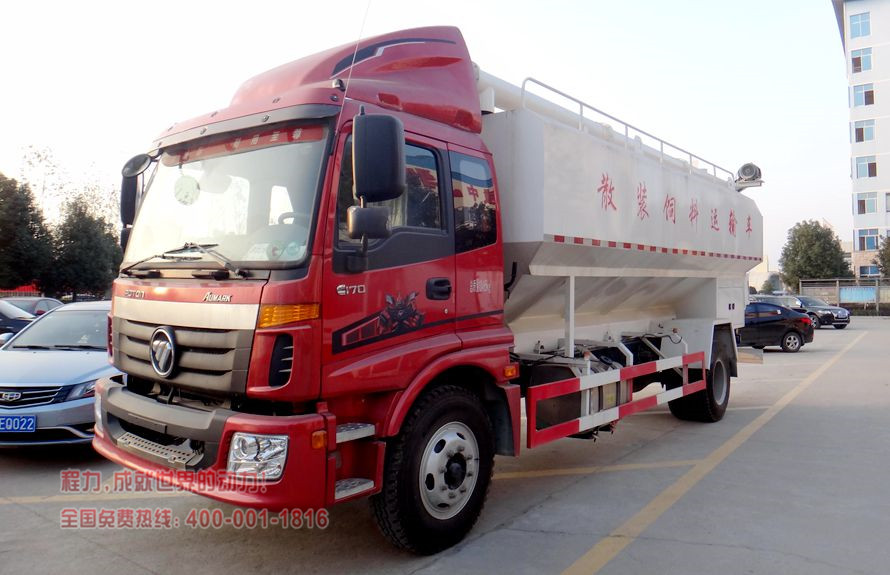 福田欧马可10吨饲料运输车