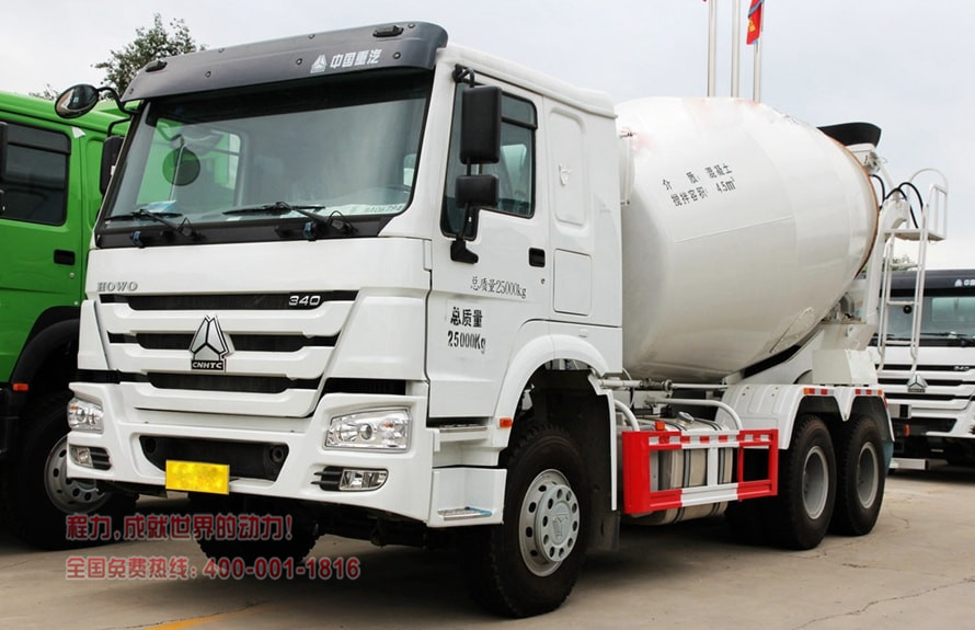 重汽12立方混凝土搅拌车
