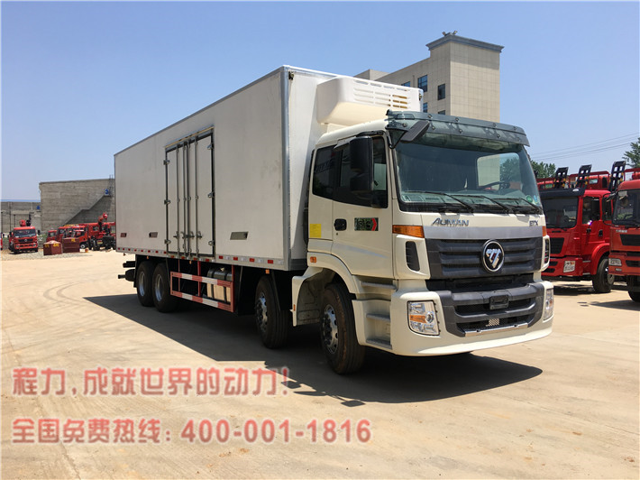 欧曼前四后八9.6米冷藏车