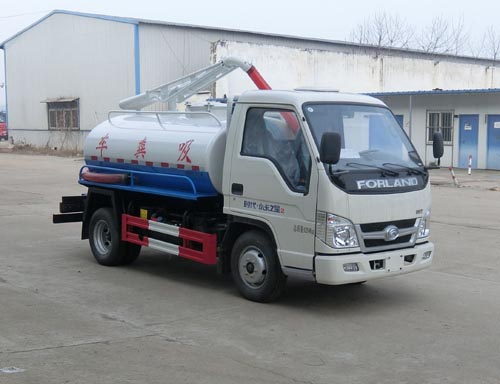 福田蓝牌小型3吨真空吸粪车 福田蓝牌小型3吨真空吸粪车