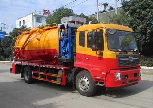 东风天锦高压清洗吸污车 东风天锦高压清洗吸污车