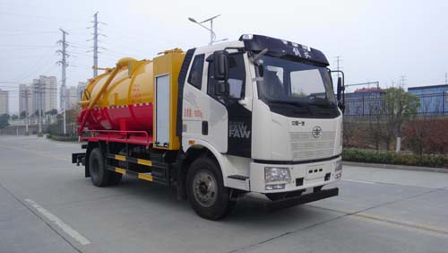 解放高压清洗吸污车 解放高压清洗吸污车