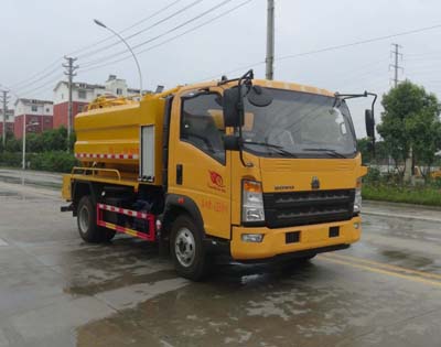 重汽豪沃黄牌高压清洗吸污车 重汽豪沃黄牌高压清洗吸污车