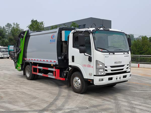 庆铃五十铃8吨压缩垃圾车 庆铃五十铃8吨压缩垃圾车