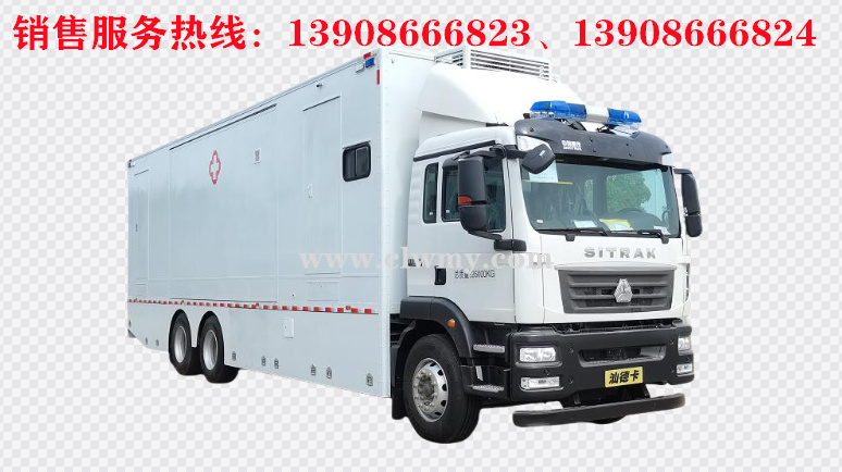 重汽汕德卡后雙橋救護(hù)車