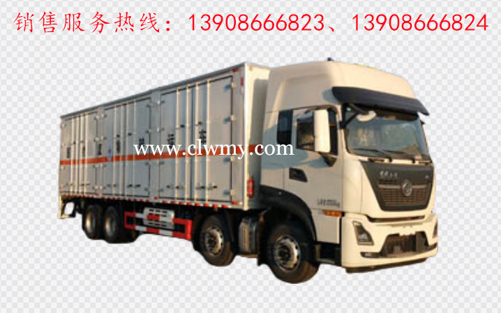 东风天龙前四后八医疗废物转运车