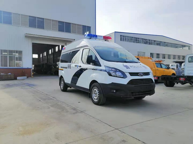 福特新全顺V362国六中轴中顶自动挡囚车