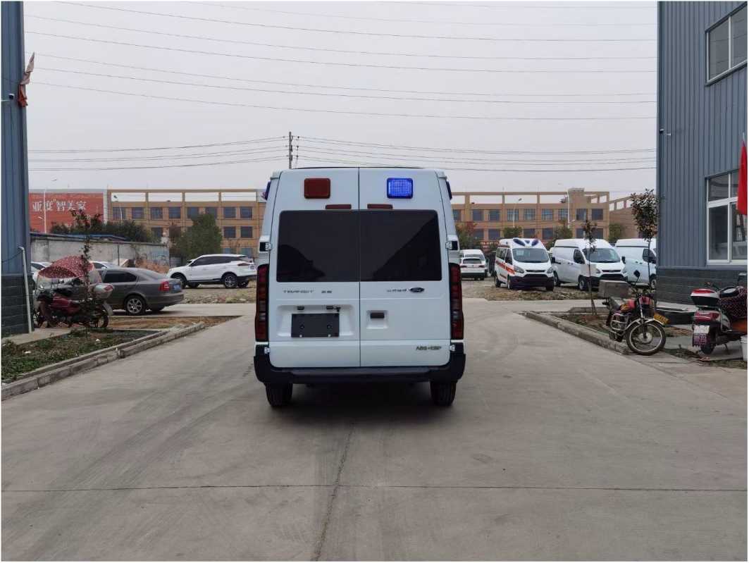 福特V348长轴中顶囚车