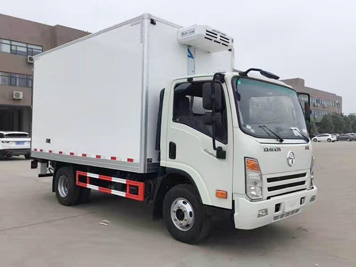大运蓝牌4.05米蔬菜运输车
