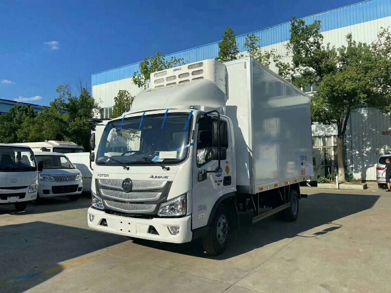 福田欧马可S1货箱4.1米冷藏车