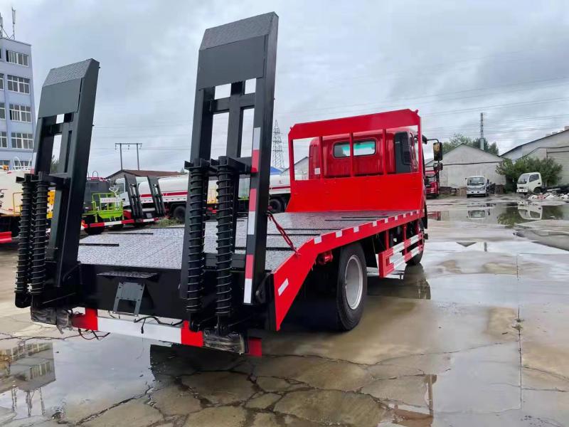 平板车-王牌3900轴距15吨挖机拖板运输车
