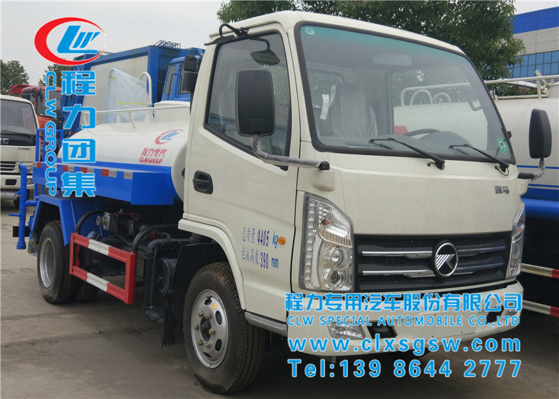 国五 蓝牌凯马3方洒水车