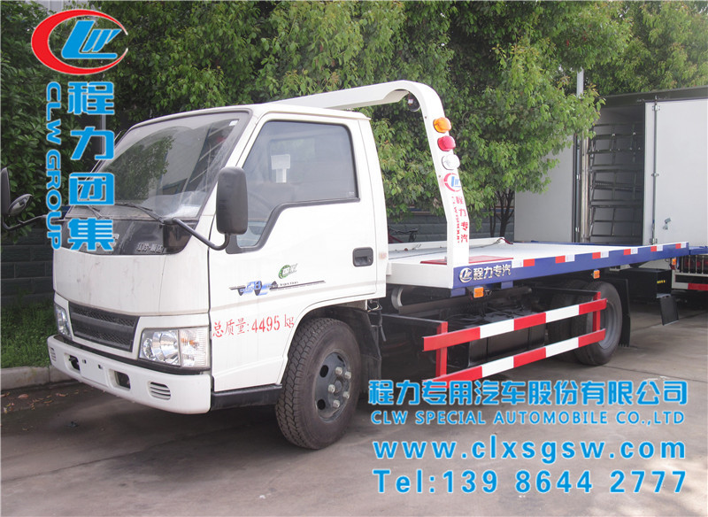 蓝牌 江铃一拖二清障车