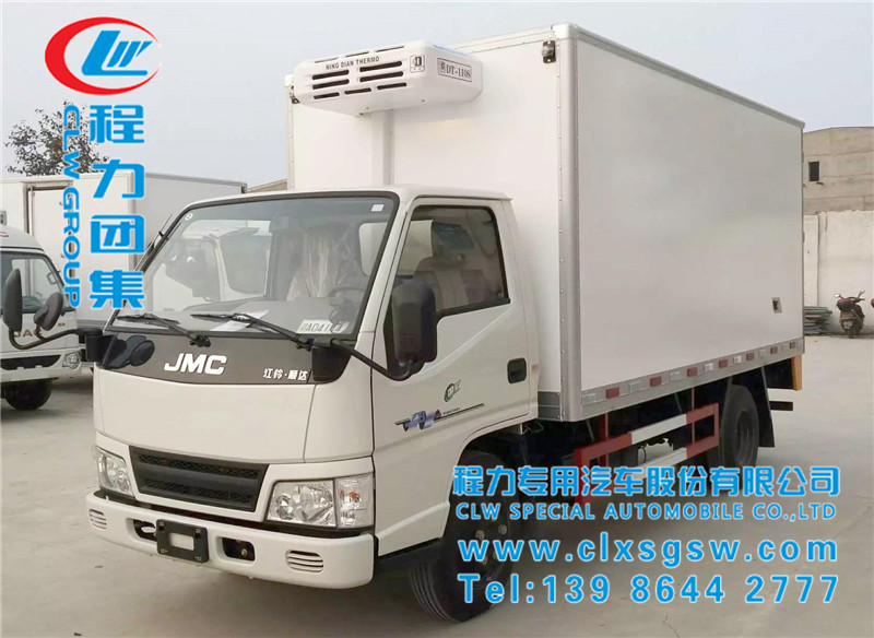 蓝牌 江铃冷藏车 4.15米长