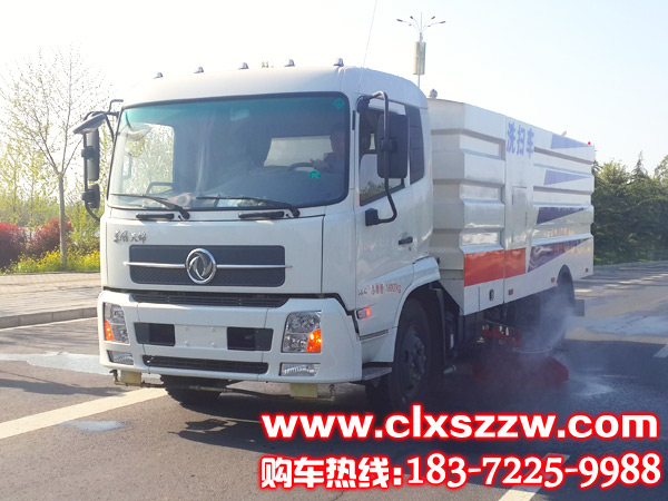 东风天锦洗扫车|16吨洗扫车