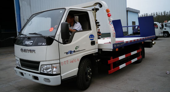 江铃一拖二蓝牌清障车