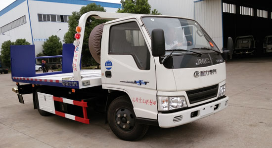 江铃蓝牌一拖二清障车