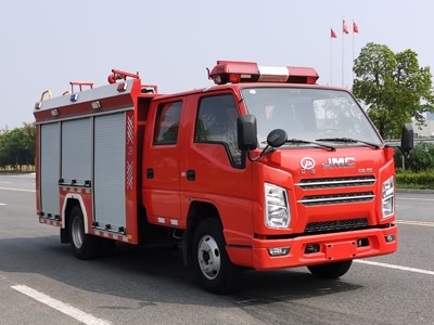 江鈴雙排水罐消防車|1.5噸水罐消防車
