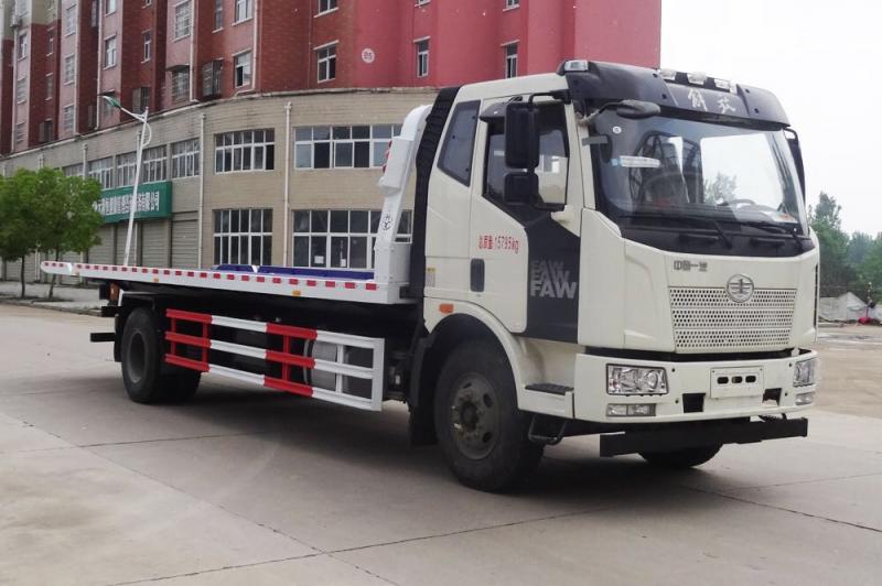 解放一拖二清障车